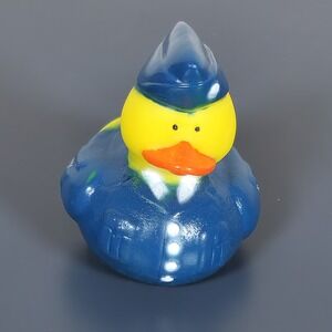 3" Oriental Trading USAF Military Rubber Duck Blue SSgt Uniform Collectible